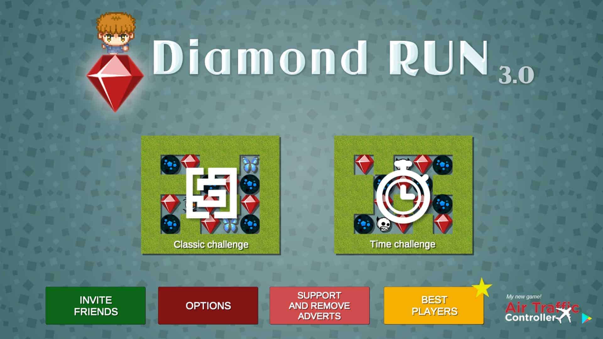 Mode permainan Diamond run APK
