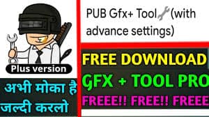 PUGB Gfx herramienta gratuita Pro Apk