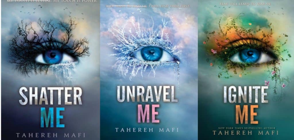 Shatter Me Series In Order dengan novel