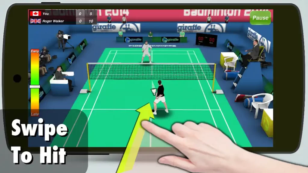 descargar el juego badminton 3d mod apk