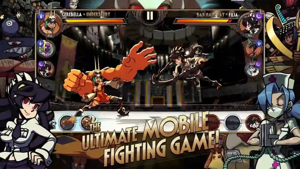 Skullgirls with unlimited theonite, money and gems