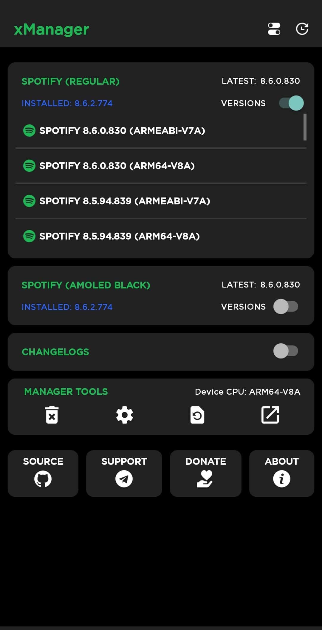 Xmanager Spotify Premium