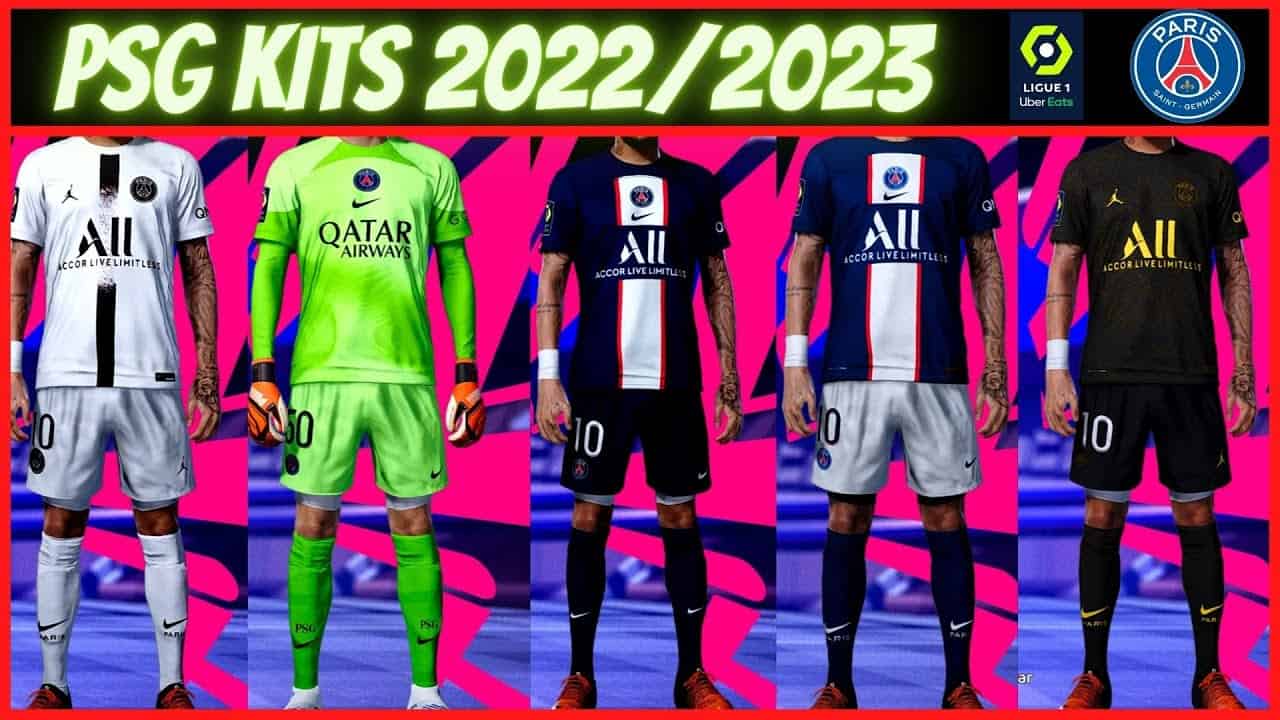 Kit de futebol PSG Dream League 2023