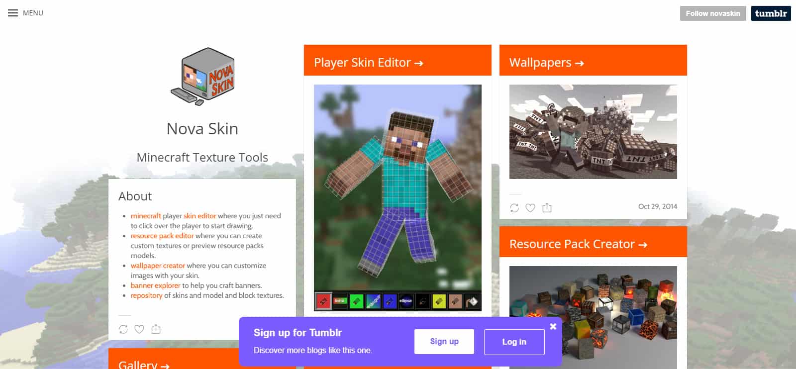  Nova Skin Minecraft Skin Editor